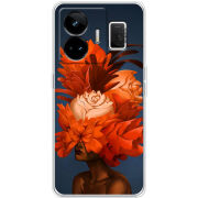 Чохол BoxFace Realme GT3 Exquisite Orange Flowers