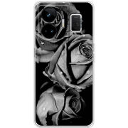 Чохол BoxFace Realme GT3 Black and White Roses