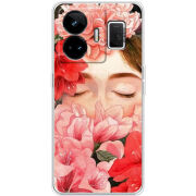 Чохол BoxFace Realme GT3 Girl in Flowers