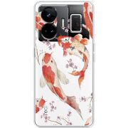 Прозорий чохол BoxFace Realme GT3 Japanese Koi Fish