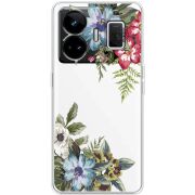 Прозорий чохол BoxFace Realme GT3 Floral