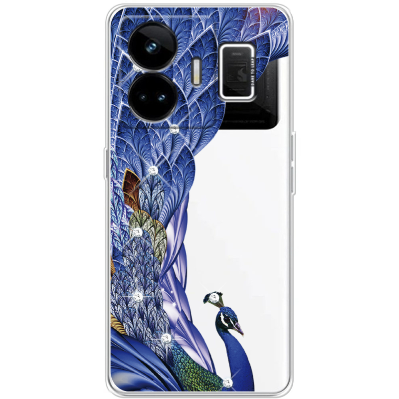 Чохол зі стразами Realme GT3 Peafowl