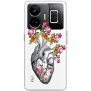 Чохол зі стразами Realme GT3 Heart