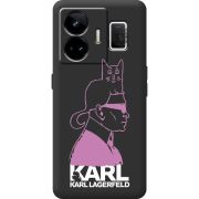 Чорний чохол BoxFace Realme GT3 Pink Karl