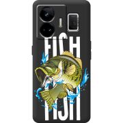 Чорний чохол BoxFace Realme GT3 Fish