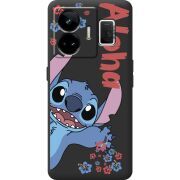 Чорний чохол BoxFace Realme GT3 Гавайський друг Stich