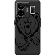 Чорний чохол BoxFace Realme GT3 Grizzly Bear