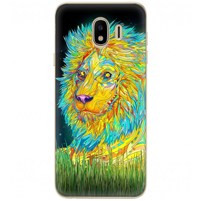 Чехол U-print Samsung J400 Galaxy J4 2018 Moonlight Lion