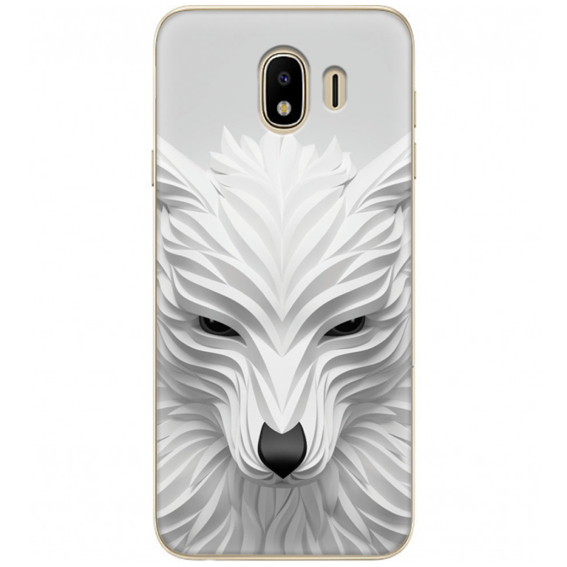 Чехол U-print Samsung J400 Galaxy J4 2018 White Wolf