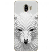 Чехол U-print Samsung J400 Galaxy J4 2018 White Wolf