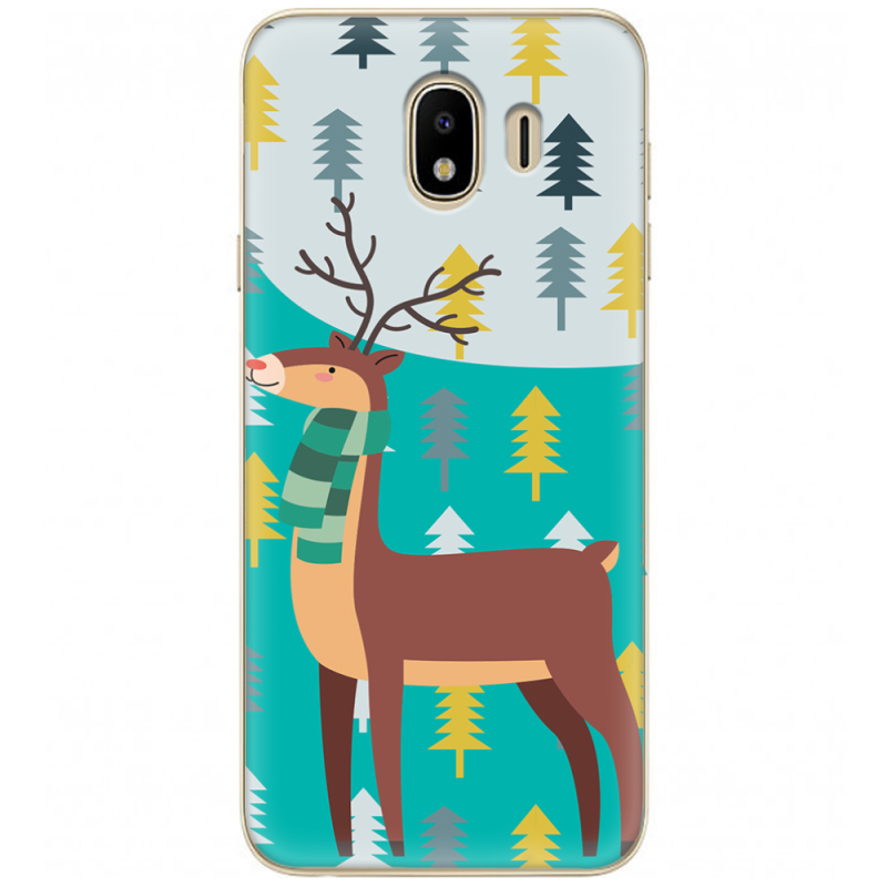 Чехол U-print Samsung J400 Galaxy J4 2018 Foresty Deer