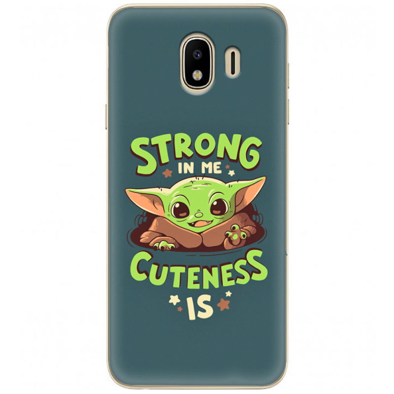 Чехол U-print Samsung J400 Galaxy J4 2018 Strong in me Cuteness is