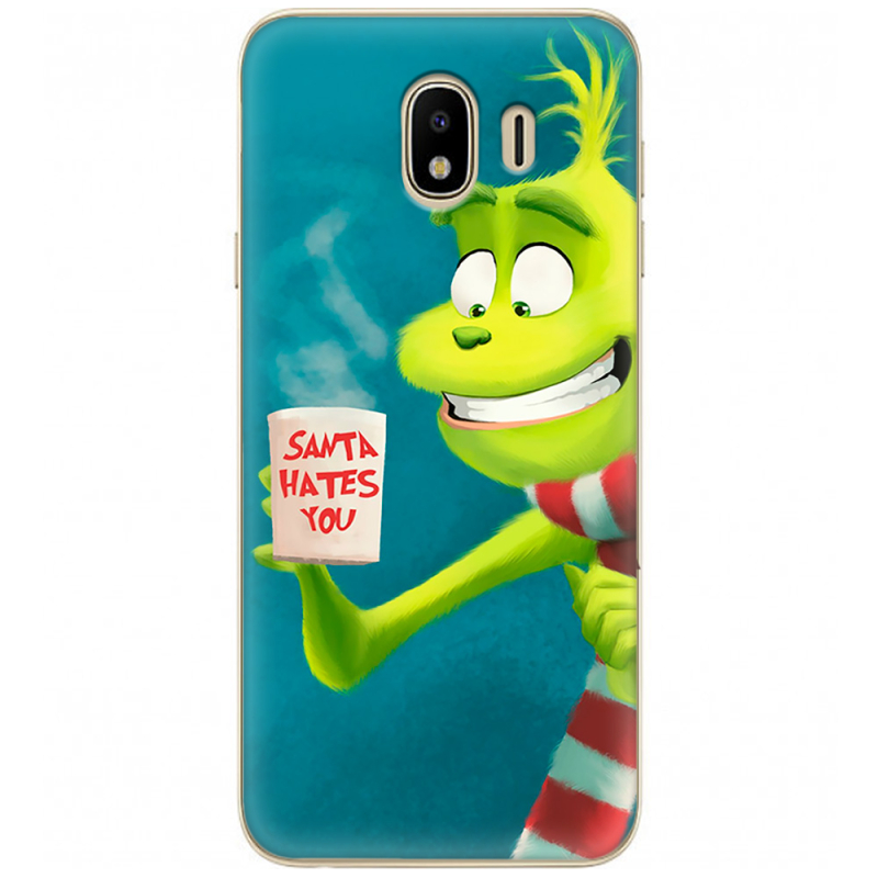 Чехол U-print Samsung J400 Galaxy J4 2018 Santa Hates You