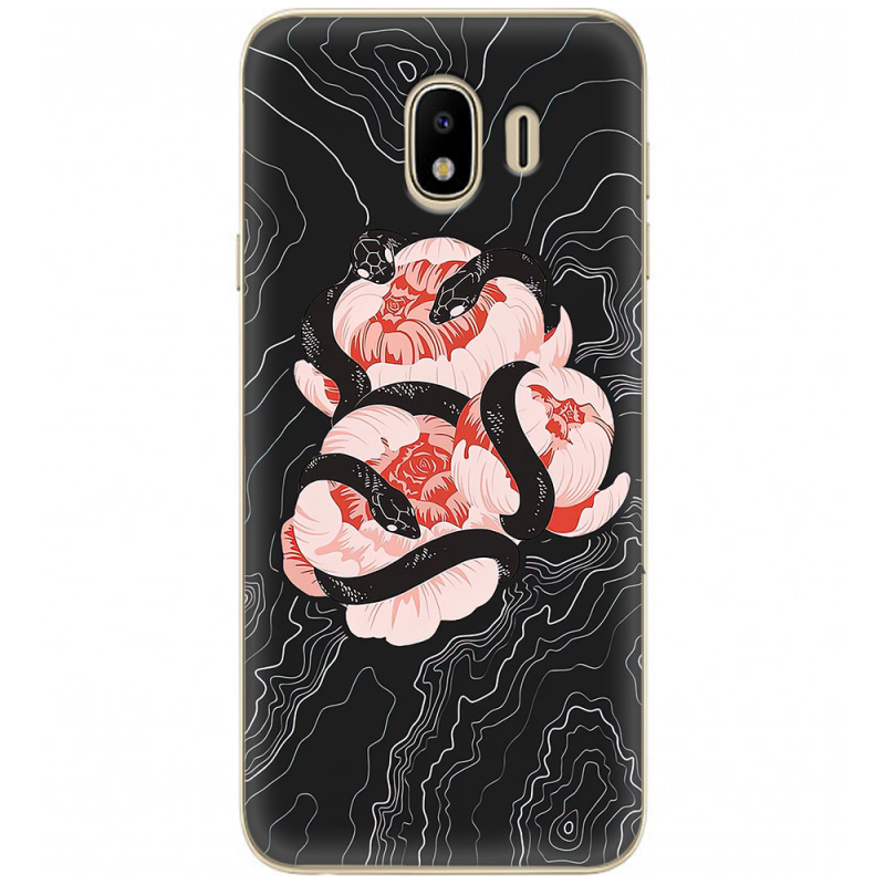 Чехол U-print Samsung J400 Galaxy J4 2018 Snake Rose