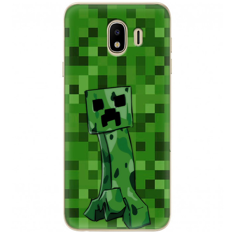 Чехол U-print Samsung J400 Galaxy J4 2018 Minecraft Creeper