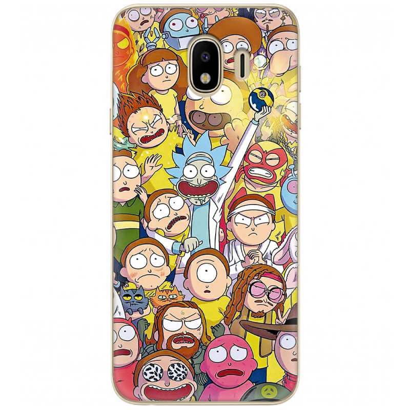 Чехол U-print Samsung J400 Galaxy J4 2018 Rick and Morty