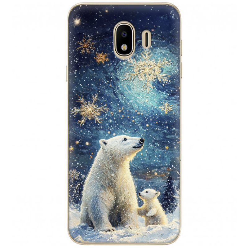 Чехол U-print Samsung J400 Galaxy J4 2018 Північні ведмеді