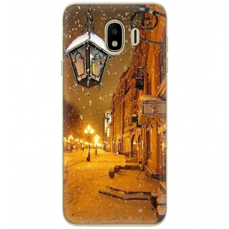 Чехол U-print Samsung J400 Galaxy J4 2018 Night Street