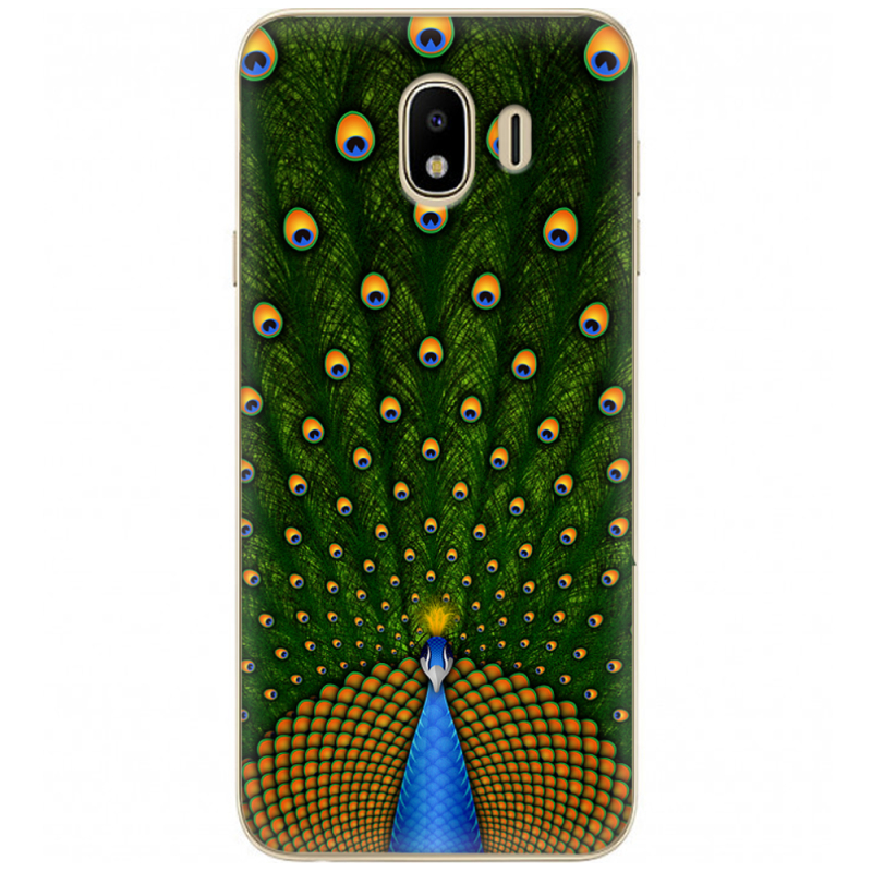 Чехол U-print Samsung J400 Galaxy J4 2018 Peacocks Tail
