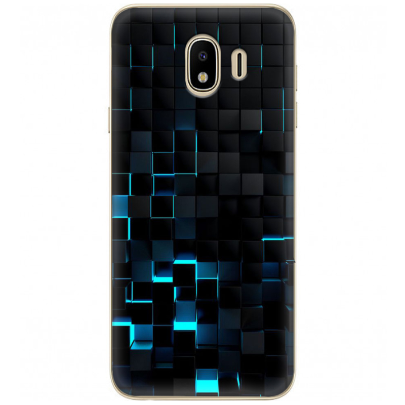 Чехол U-print Samsung J400 Galaxy J4 2018 Cubes