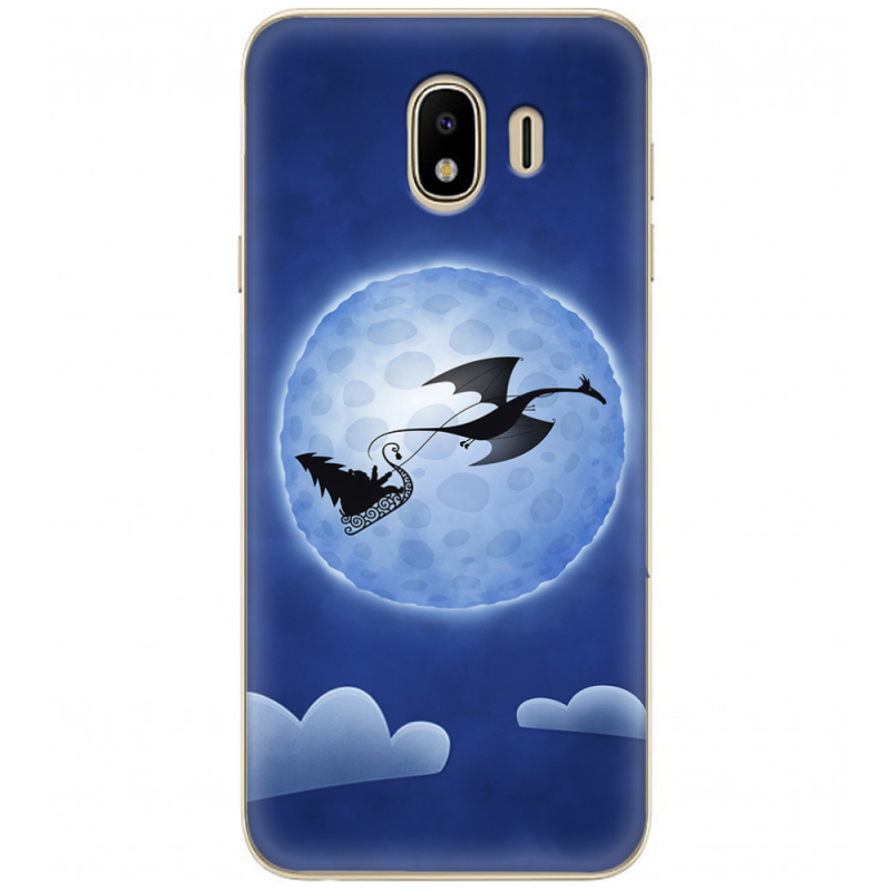 Чехол U-print Samsung J400 Galaxy J4 2018 Christmas Dragon