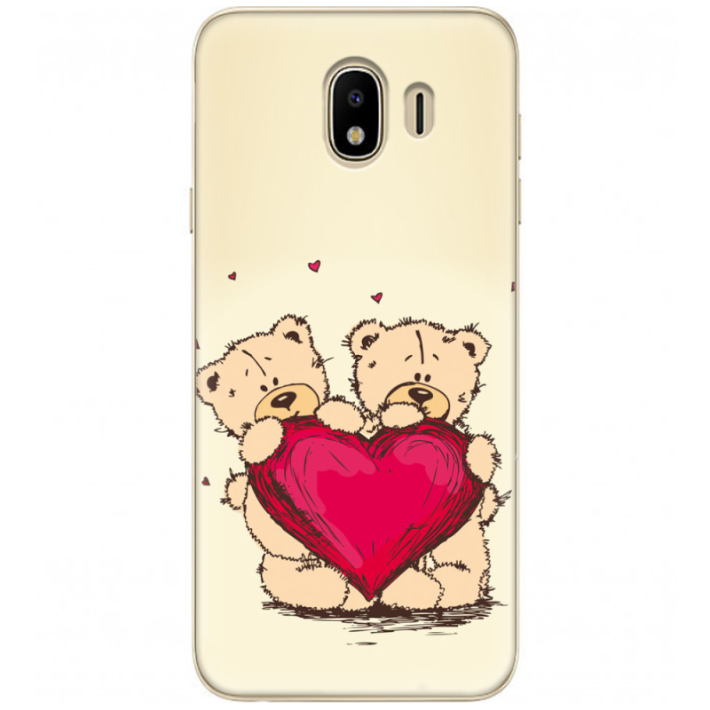 Чехол U-print Samsung J400 Galaxy J4 2018 Teddy Bear Love