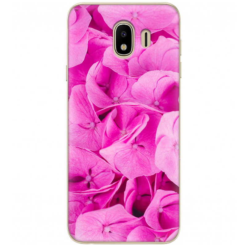 Чехол U-print Samsung J400 Galaxy J4 2018 Pink Flowers