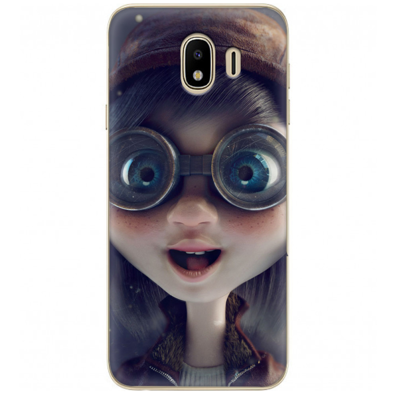 Чехол U-print Samsung J400 Galaxy J4 2018 Blue Eyes