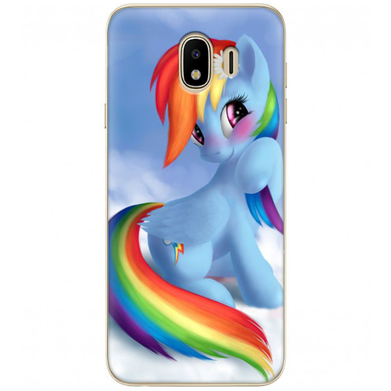 Чехол U-print Samsung J400 Galaxy J4 2018 My Little Pony Rainbow Dash