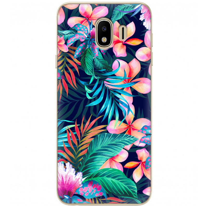 Чехол U-print Samsung J400 Galaxy J4 2018 flowers in the tropics