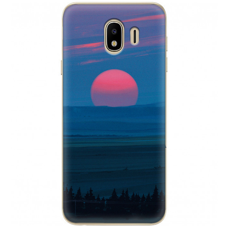 Чехол U-print Samsung J400 Galaxy J4 2018 Cold Red Light