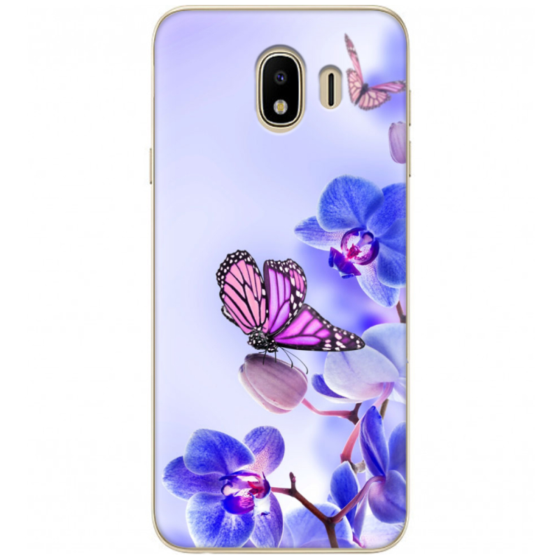Чехол U-print Samsung J400 Galaxy J4 2018 Orchids and Butterflies