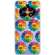 Прозорий чохол BoxFace Realme 13 Pro Plus Hippie Flowers