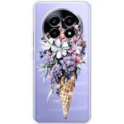 Чохол зі стразами Realme 13 Pro Plus Ice Cream Flowers