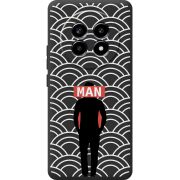 Чорний чохол BoxFace Realme 13 Pro Plus Man Pattern