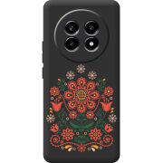 Чорний чохол BoxFace Realme 13 Pro Plus Ukrainian Ornament