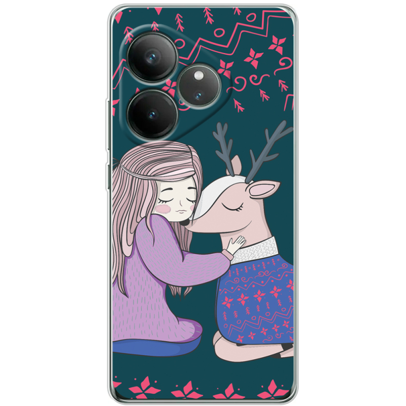 Чохол BoxFace Realme GT 6T Girl and deer