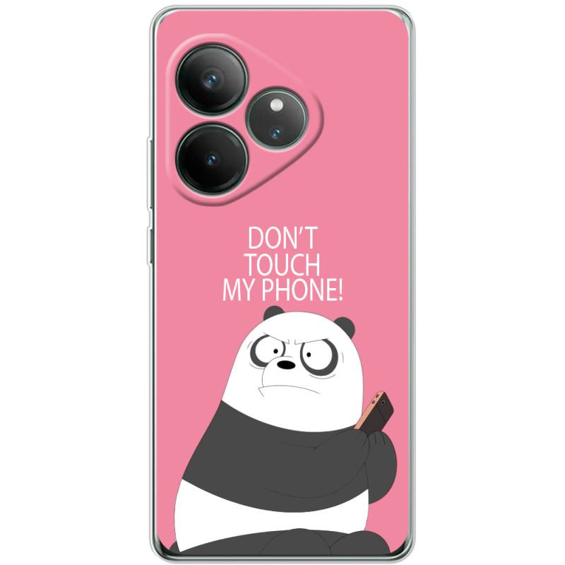 Чохол BoxFace Realme GT 6T Dont Touch My Phone Panda