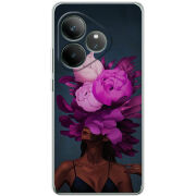 Чохол BoxFace Realme GT 6T Exquisite Purple Flowers