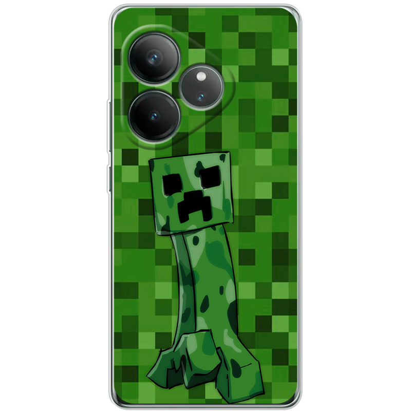 Чохол BoxFace Realme GT 6T Minecraft Creeper