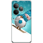 Чохол BoxFace Realme GT 6T Skier Snowman