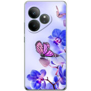 Чохол BoxFace Realme GT 6T Orchids and Butterflies