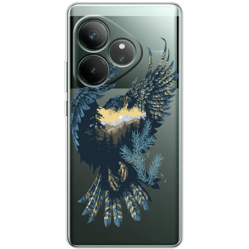 Прозорий чохол BoxFace Realme GT 6T Eagle