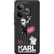 Чорний чохол BoxFace Realme GT 6T For Karl