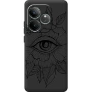 Чорний чохол BoxFace Realme GT 6T Eye