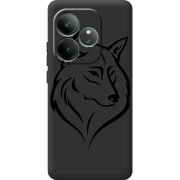 Чорний чохол BoxFace Realme GT 6T Wolf