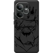 Чорний чохол BoxFace Realme GT 6T Bear King