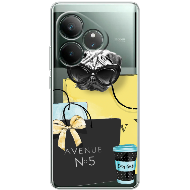 Прозорий чохол BoxFace Realme GT Neo 6 Fashion Pug