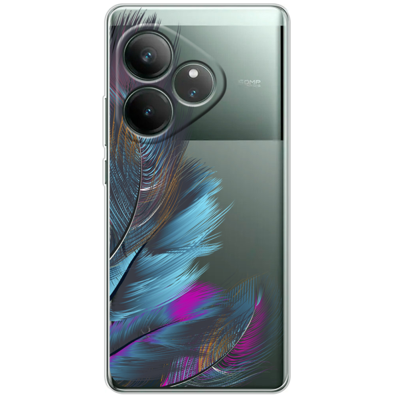 Прозорий чохол BoxFace Realme GT Neo 6 Feathers