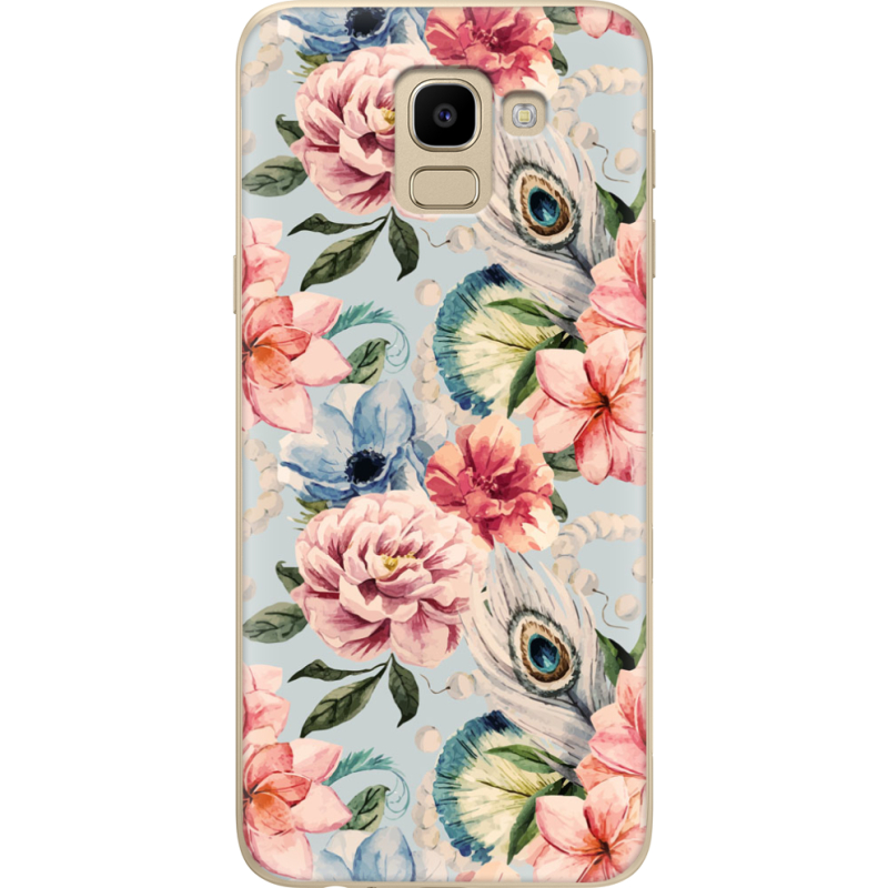 Чехол U-print Samsung J600 Galaxy J6 2018 Rosy